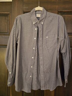 Dockers Men's Button-Down Micro-Check Shirt